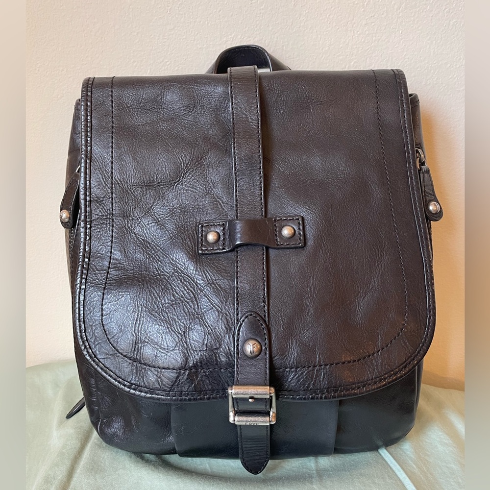 Frye Parker Leather Backpack